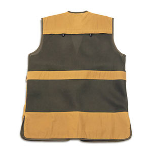 Chaleco de tiro transpirable con espalda de malla, chaleco de lona para tiro al tiro al lomo con hombreras acolchadas, bolsillos para cartuchos, chaleco ligero para campo de tiro - Product Image 2