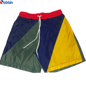Pantalones Cortos Casuales de Gimnasio para Hombre, Personalizables con Logotipo Frontal, de Cintura Media, Antiarrugas, Estilo Urbano, con Patrón Sólido y Tela de Lona - Product Image 1