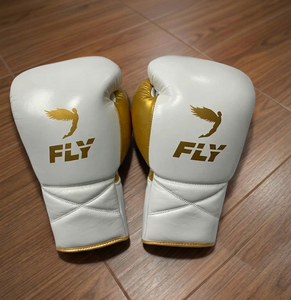 Guantes de Boxeo Fly SuperLace Pro X 2 Negros de Cuero Vacuno Genuino para Entrenamiento y Sparring - Product Image 2