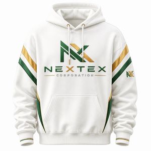 Sudadera con Capucha Personalizada para Hombre, Manga Larga, Diseño Gráfico en Bloques de Color, con Bolsillo Canguro - Product Image 2