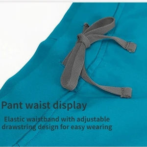 Suministros de Enfermería, Conjunto de Uniformes Médicos para Mujer con Cintura Elástica de Talla Grande, Uniformes Personalizados para Enfermeras - Product Image 5