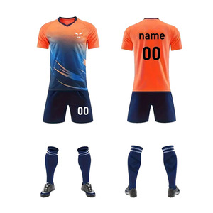 ชุดเสื้อฟุตบอลสีแดงแบบซับลิเมชั่น แขนสั้น ระบายเหงื่อได้ดี สำหรับผู้ชาย ทุกวัย ทุกฤดูกาล คอกลม ทรงปกติ - Product Image 1