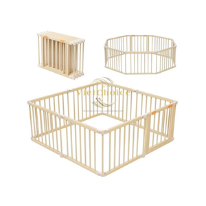 Centro de Actividades Seguro de Madera Sólida de 4/6/8 Paneles, Ecológico, Fácil de Plegar, Diseño Moderno, Acabado Liso, Hecho en Vietnam, VietChoice - Product Image 6