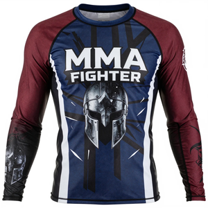 Rashguard de MMA de Última Moda, Precio al por Mayor, Rashguard de MMA Más Vendido, Rashguard de Compresión para Rendimiento Atlético - Product Image 1