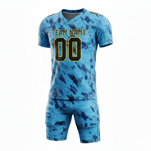 Uniforme de Fútbol Americano Sublimado Personalizado de Primera Calidad, Transpirable, Conjunto Completo, Jersey y Pantalones Personalizados para Equipo, Alto Rendimiento - Product Image 3
