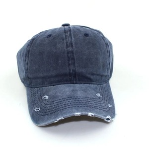 Casquette de baseball unie en maille perforée délavée, respirante, protection solaire, accessoire pour le printemps et l'été, réglable - Product Image 4
