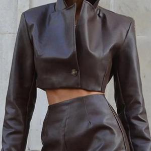 Falda de Cuero de Alta Calidad a Precio Razonable, Servicio OEM, Falda de Cuero Genuino Cómoda para Mujer - Product Image 4