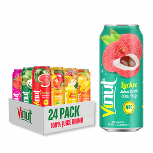 Vietnam 490ml Bebida de jugo sin azúcar, con pulpa, Etiqueta Privada, precio de fábrica, muestra gratis Vietnam - Product Image 1