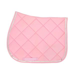 All-Purpose Waterproof <b>Foam</b>-Filled Quilted Customized English Riding Horse Saddle <b>Pad</b> with Custom Logo for Dressage Use - Product Image 2