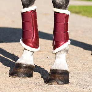 Botas de equitación personalizadas con absorción de impactos mejorada y protección completa de tendones y fetlock, hechas en Pakistán. - Product Image 4