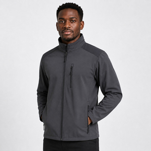 Vêtements d'extérieur isolants, respirants et durables pour hommes, vestes softshell performantes, couche de performance pour les activités par temps actif, vestes softshell pour hommes. - Product Image 6