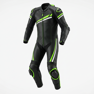High Trending OEM Men genuine leather motorcycle <b>jackets</b> Men High Quality Leather <b>Racers</b> <b>Jacket</b> Pant Motorbike Suit for sale - Product Image 4