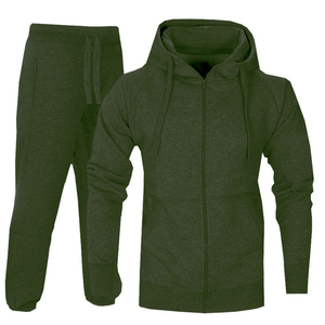 Ensemble de survêtements décontractés pour hommes de haute qualité, élégants, de couleur unie, à séchage rapide, pour adultes - Product Image 5