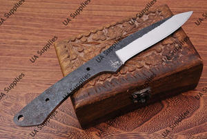 Cuchillo de Camping Forjado a Mano con Hoja Fija de Acero 1095 Pulido, Diseño Drop Point, Venta al por Mayor Directa de Fábrica, OEM ODM Personalizable - Product Image 3