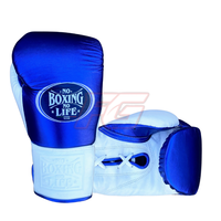 Guantes de MMA Personalizados No Boxing No Life, para Entrenamiento de Artes Marciales, Sparring, Cuero Genuino, Ligeros, Transpirables, que Absorben la Humedad