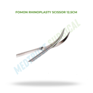 Ciseaux de rhinoplastie Fomon 12,5 cm, instrument chirurgical pour la chirurgie nasale, coupe des tissus - Product Image 2