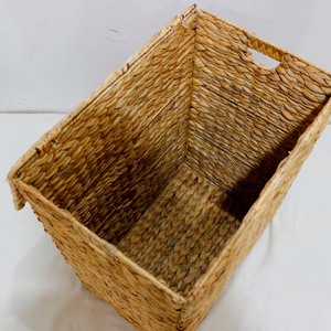 Cesto de Ropa de Mimbre de Jacinto de Agua Más Vendido para Baño con Tapa y Forro - Product Image 5