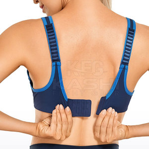 Sujetador Deportivo Transpirable para Mujer con Logotipo Frontal Simple, Tejido Elástico y Banda de Soporte para Actividades de Running, Ecológico - Product Image 4