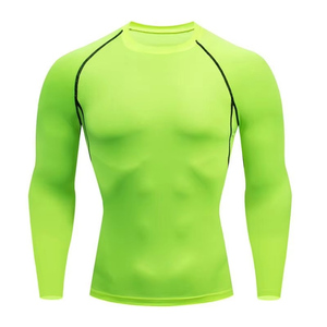 Chemises de sport à manches longues ajustées de qualité supérieure |   Chemises de sport anti-transpiration |   Vêtements de sport personnalisés violets, chemise unisexe - Product Image 6