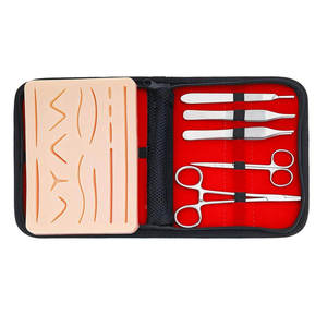 Kit de pratique de suture chirurgicale de qualité supérieure pour la formation médicale, avec matériaux et instruments de suture cutanée réutilisables, par Tegra - Product Image 4