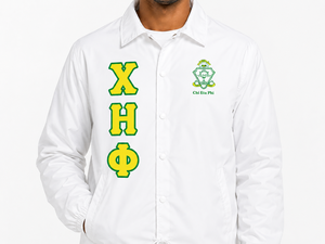 เสื้อโค้ชแบบมีลาย Alpha Chi Eta Phi คุณภาพพรีเมียม กันน้ำ รุ่น Omega Beta Delta Sigma Theta Epsilon - Product Image 6