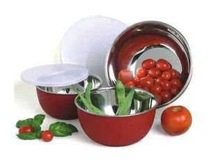 Nuevos Tazones para Mezclar MIINOX de Acero Inoxidable Pulido de Excelente Calidad al Mejor Precio, con Tapas de Plástico, Aptos para Lavavajillas, Ecológicos y Ligeros - Product Image 4