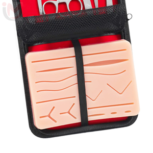 Kit de formation en suture médicale avec coussin d'entraînement et instruments en acier inoxydable pour étudiants, ensemble manuel de classe I - Product Image 3