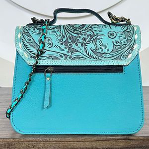 Sac à bandoulière en cuir de vachette fait main avec chaîne, design occidental tendance, vente chaude, dernier modèle - Product Image 6