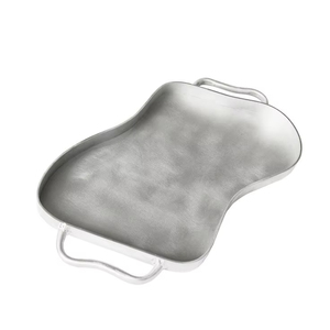 Nouvelle arrivée : Plateau décoratif en aluminium en forme de feuille pour table à manger et décoration intérieure, élégant plateau de service pour la décoration de table et l'utilisation en cuisine - Product Image 1