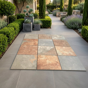 Prix des dalles de pierre naturelle Vistaar 60x60, prix bas pour les sols de patio extérieurs, carrelage rectifié en céramique 60x120, résistant, R11, prix en Chine - Product Image 6