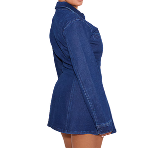 Vestidos Vaqueros para Mujer, Tela Cómoda, Venta al por Mayor, Mejor Calidad, Personalizable, Muestra Gratuita - Product Image 2