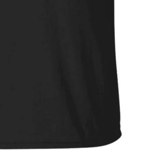 Camiseta Negra con Estampado Gráfico, Cuello Redondo, Manga Corta, Algodón, Ropa Personalizada, Moda Urbana, Top Informal de Verano - Product Image 3