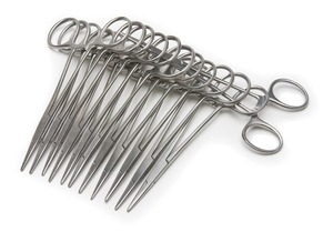 Pinces chirurgicales droites pour artères, pinces chirurgicales courbées pour artères, instruments médicaux, pinces moustiques - Product Image 4