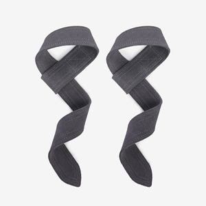 Sangles de musculation en cuir légères et très extensibles avec fermeture pour usage en salle de sport, logo personnalisé, accessoires de fitness OEM - Product Image 1
