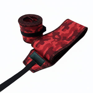 Bandes de Soutien Poignet en Coton Camouflage pour Musculation, Tractions et Entraînement – Sangles de Poignet en Coton pour Powerlifting - Product Image 1