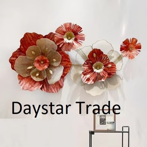 Sculpture murale en métal Daystar Trade, art géométrique abstrait, décoration moderne pour la maison, salon, mariage, décoration murale rectangulaire simple - Product Image 1