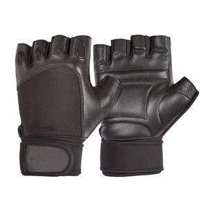 Guantes de Gimnasio de Medio Dedo de Cuero con Logotipo Personalizado de Calidad Superior, para Uso en Exteriores, de Alto Impacto, al Mejor Precio al por Mayor - Product Image 1