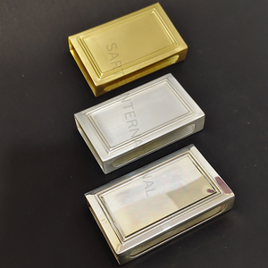 Funda Clásica de Latón para Cigarrillos, Porta Cigarrillos Metálico Duradero para Uso Doméstico, Funda de Latón Personalizada de Lujo para Cigarrillos - Product Image 5