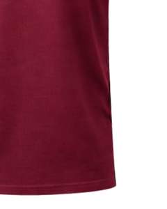 Polo en coton pour homme personnalisé, couleur bordeaux, coupe classique, manches courtes, vêtements décontractés d'été, logo personnalisé, fabricant OEM, approvisionnement en gros - Product Image 6