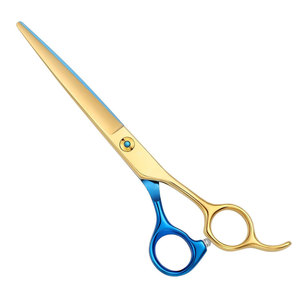 Tijeras de Peluquería Canina Rectas de Diseño Nuevo en Color Contrastante, Tijeras de Peluquería Canina Rectas de Marca Privada - Product Image 1