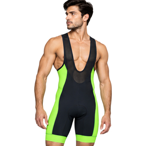 Short de cyclisme unisexe Performance Pro avec bretelles, rembourrage en gel 3D, caractéristiques techniques avancées (pour un positionnement optimal) - Product Image 1