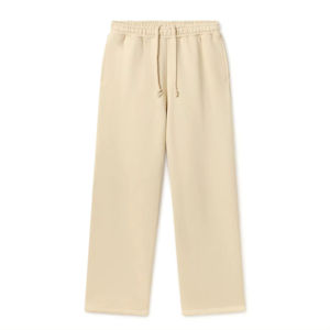 Pantalon de survêtement ample en coton pour homme, style streetwear, coupe décontractée, jambe large et droite, fabrication sur mesure - Product Image 1