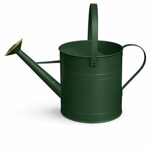 Dark Green Galvanized Heavy Duty Iron Watering Can for Outdoor Garden <b>Plant</b> Use 2 gallon Water can Farmhouse Style Watering Can - Product Image 2