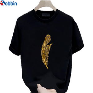 Camiseta de Cuello Redondo para Hombre de Talla Grande de Alta Calidad, Personalizable con Impresión Digital y Logotipo, 100% Algodón Tejido, Manga Corta, Secado Rápido - Product Image 1