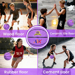 Ballon de basketball de haute qualité avec une construction durable et une prise confortable pour les séances en intérieur et en extérieur - Product Image 4