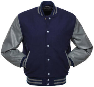 Nouvelle Arrivée 2026 – Blousons universitaires élégants en cuir et coton respirant avec manches en cuir pour homme - Product Image 5