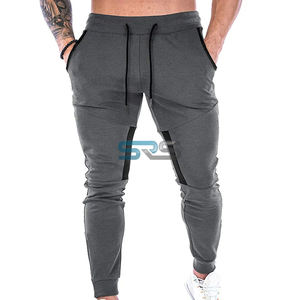 Pantalon Jagger pour homme, coupe droite, en toile légère, respirant, séchage rapide, style streetwear, 100% coton, service OEM - Product Image 4