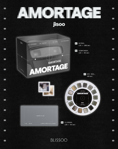 BLISSOO JISOO AMORTAGE มินิอัลบั้มพร้อม NFC REEL FLIPBOOK และโฟโต้การ์ด เพลงป๊อปเกาหลี - Product Image 3
