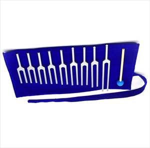 9 Diapasones de Acero 174Hz-963Hz Reutilizables, Martillo Médico Quirúrgico, Bolsa de Terciopelo - Product Image 2