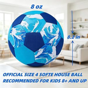 Balón de Fútbol de Cuero PU con Logotipo Personalizado de Fábrica, Diseño de Dibujos Animados, Vejiga de Goma, Duradero, para Entrenamiento y Promoción, 420g - Product Image 4